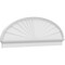Ekena Millwork Elliptical Sunburst Architectural Grade PVC Combination Pediment, 74"W x 25-3/8"H x 2-3/4"P PEDPC074X255ELL01 - alternate 1